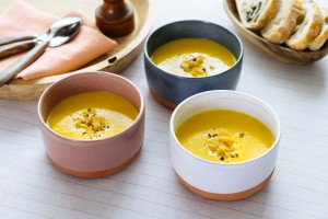 ひよこ豆とカボチャのポタージュ